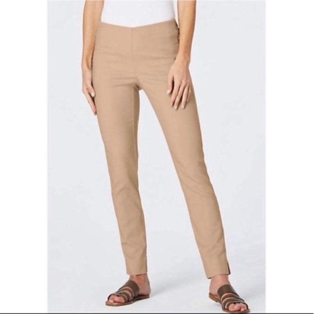 NWT J. Jill Khaki Essential Slim Ankle Pants Size 2 Pull On